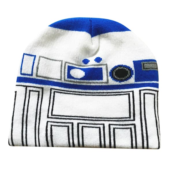 Star Wars R2-D2 Ansiktstickad Mössa En Storlek Vit/Blå White/Blue One Size
