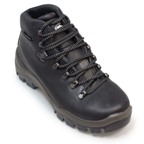 Grisport Peaklander vaxat läder vandringskängor 10.5 UK Bla Black 10.5 UK