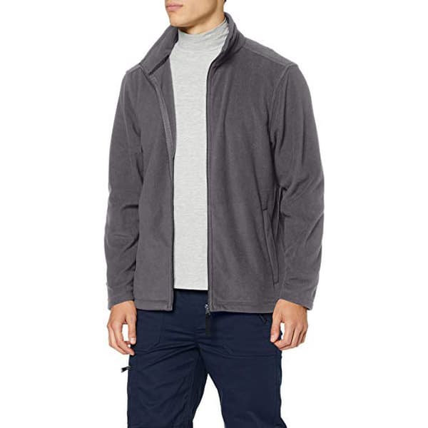 Regatta Herr Plain Micro Fleece Full Zip Jacka (Layer Lite) 3X Seal Grey 3XL