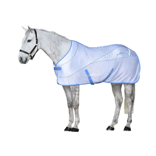 Weatherbeeta Air-Tec Standard-Neck Horse Cooler Rug 5´ 6 Vit White/Blue 5´ 6