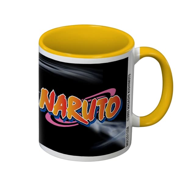 Naruto Orb Inner Two Tone Mugg En Storlek Svart/Gul/Vit Black/Yellow/White One Size