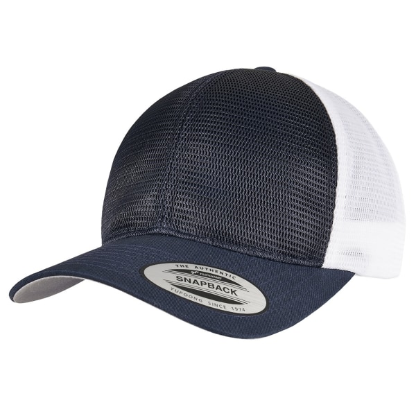 Flexfit Unisex Adult 360 Omnimesh Mesh Two Tone Cap One Size Na Navy/White One Size