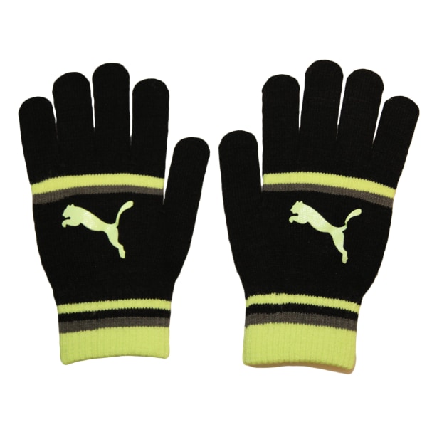 Puma Randiga handskar för dam/dam M Svart/Orange Black/Orange M