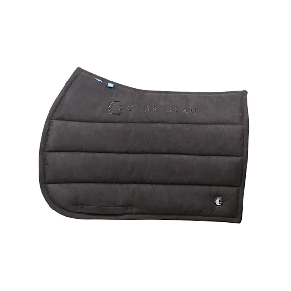 Coldstream Belford Suede Hästsadelpad Pony/Cob Svart Black Pony/Cob