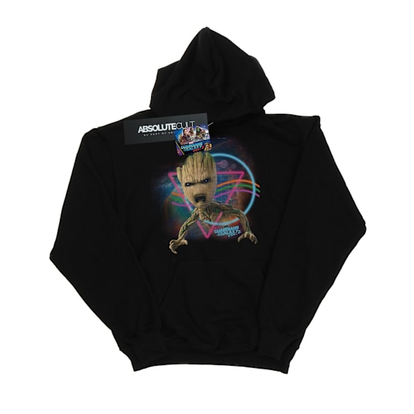 Marvel Herr Guardians Of The Galaxy Neon Groot Hoodie XXL Svart Black XXL