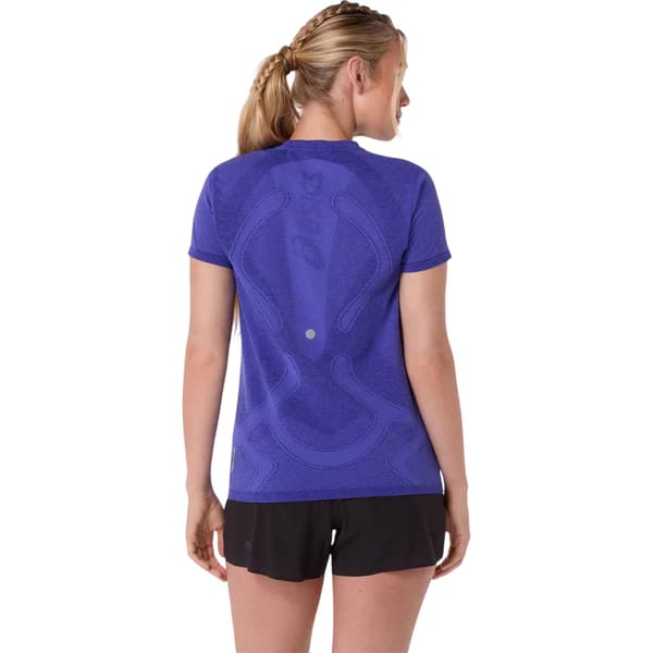 Asics Dam Performance Seamless Slim Löpartröja 8 UK Cobalt/Burst 8 UK