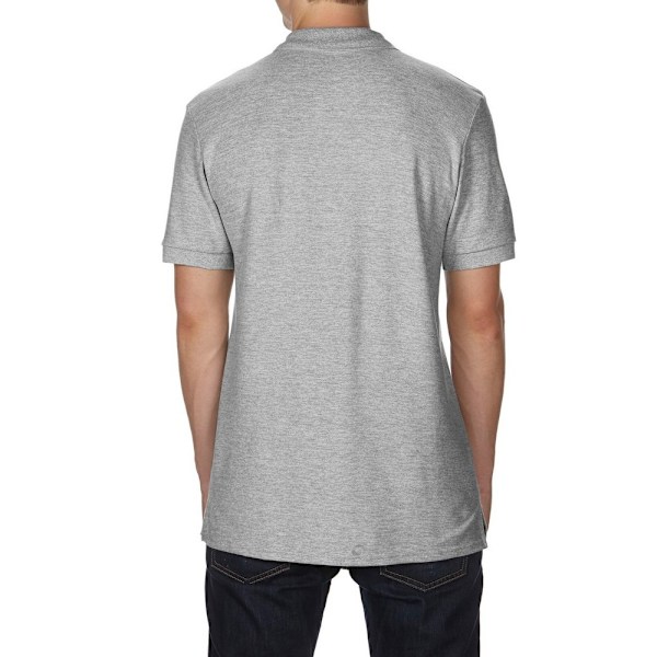 Gildan Premium Cotton Sport Double Pique Poloskjorta M Sportgrå (RS) Sport Grey (RS) M