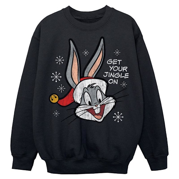 Looney Tunes Pojkar Bugs Bunny Jultröja 3-4 År Svart Black 3-4 Years