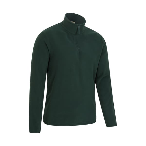 Mountain Warehouse Herr Camber II Half Zip Fleecetröja S Mörkgrå Dark Green S
