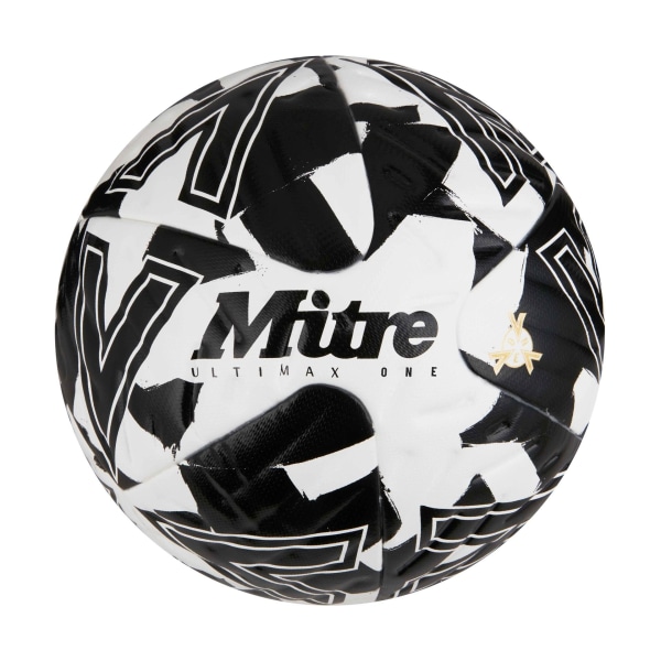 Mitre Ultimax One Football 5 Vit/Svart White/Black 5