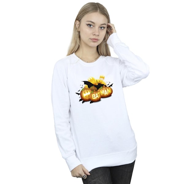 DC Comics Dam/Kvinnor Batman Pumpor Sweatshirt M Vit White M