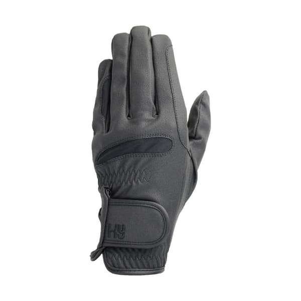 Hy5 Unisex Lätta Ridhandskar i Läder S Svart Black S