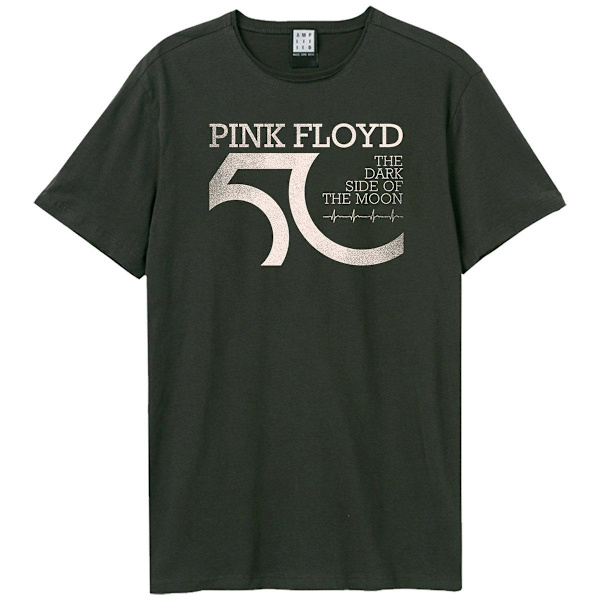 Amplified Unisex Vuxen Klippt Pink Floyd Logotyp T-shirt 3XL Kol Charcoal 3XL