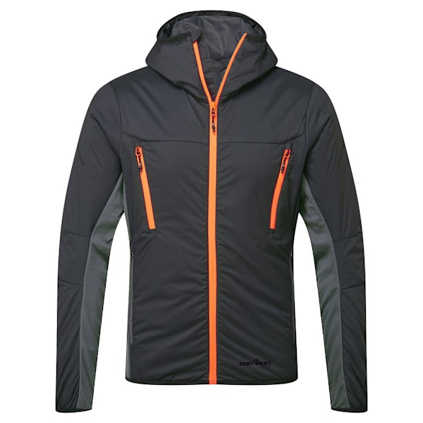 Portwest Herr EV4 Isolerad Hög Hybridjacka XL Metallgrå Metal Grey XL