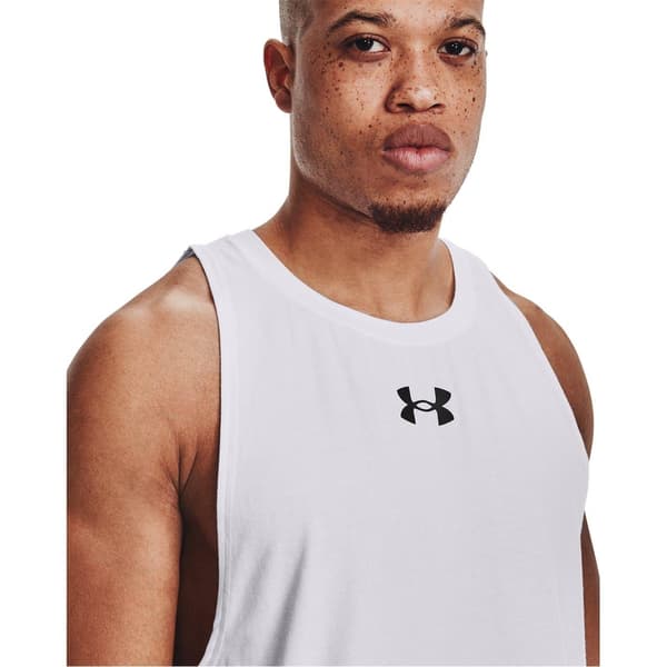 Under Armour Herr Baseline Linne M Vit/Svart White/Black M
