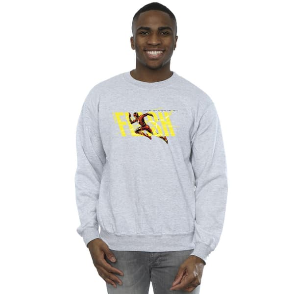DC Comics Herr The Flash Lightning Dash Sweatshirt S Sports Grå Sports Grey S