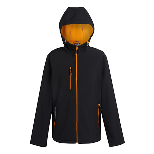 Regatta Navigate 2-lagers softshelljacka XXL svart/orange Black/Orange Pop XXL