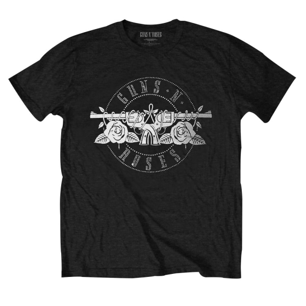 Guns N Roses Unisex Vuxen Diamante Logo T-shirt S Svart Black S