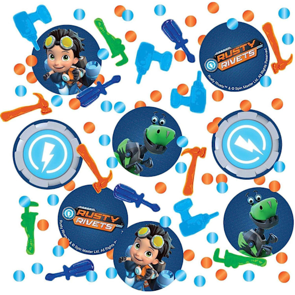 Rusty Rivets Verktyg Konfettistorm En Storlek Blå/Grön/Orange Blue/Green/Orange One Size
