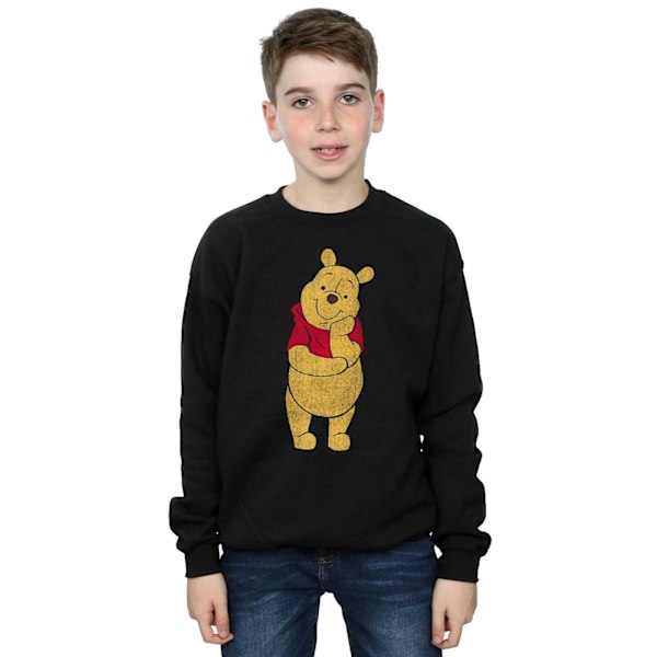 Winnie the Pooh Boys Classic Sweatshirt 5-6 år Svart Black 5-6 Years