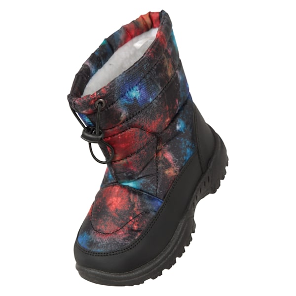 Mountain Warehouse Toddler Caribou Adaptive Tie Dye Snow Boots Jet Black 9 UK Child