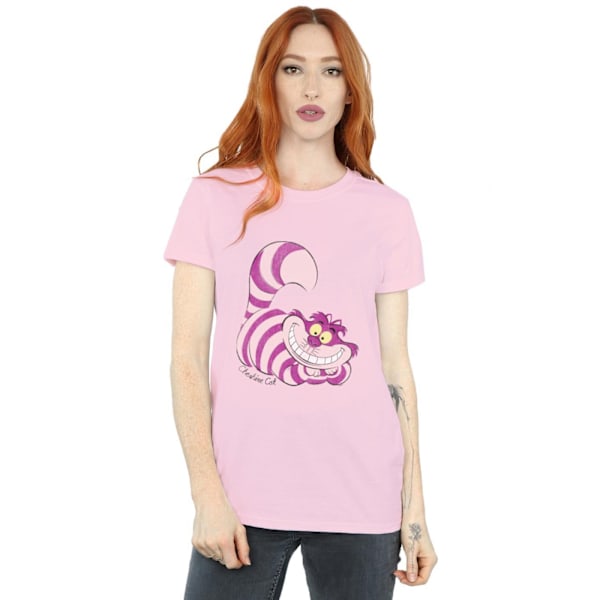 Alice i Underlandet Dam/Dam Cheshire Cat Boyfriend T-Shir Baby Pink S