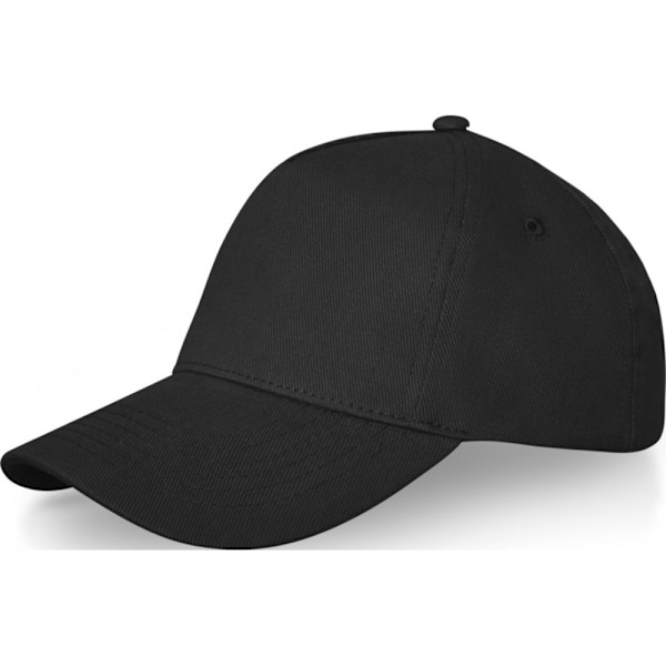 Elevate Unisex Vuxen Doyle 5-Panel Keps En Storlek Solid Svart Solid Black One Size