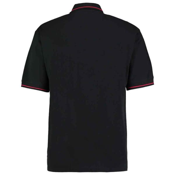Kustom Kit Herr Polotröja L Svart/Röd Black/Red L
