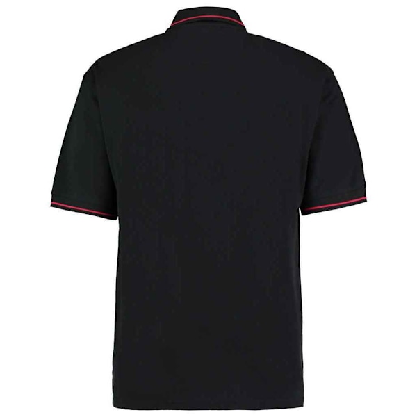 Kustom Kit Herr Polotröja XS Svart/Röd Black/Red XS