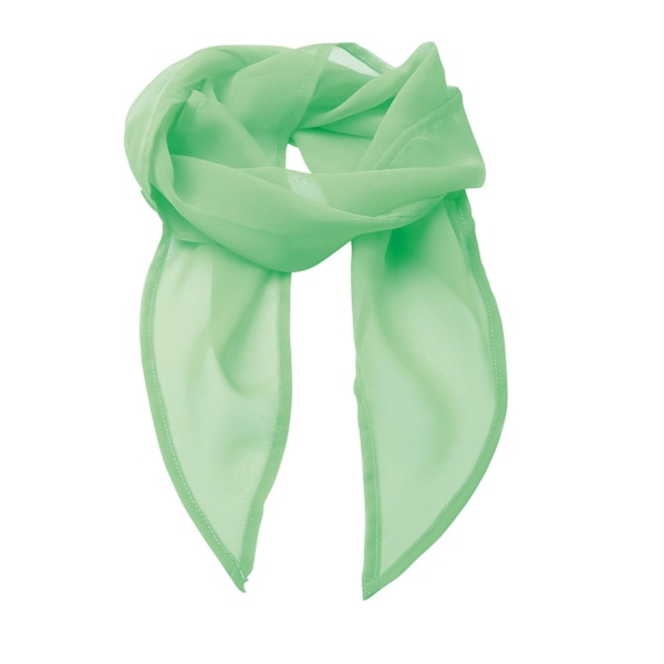Premier Unisex Vuxen Färger Chiffong Scarf En Storlek Äppelgrön Apple Green One Size