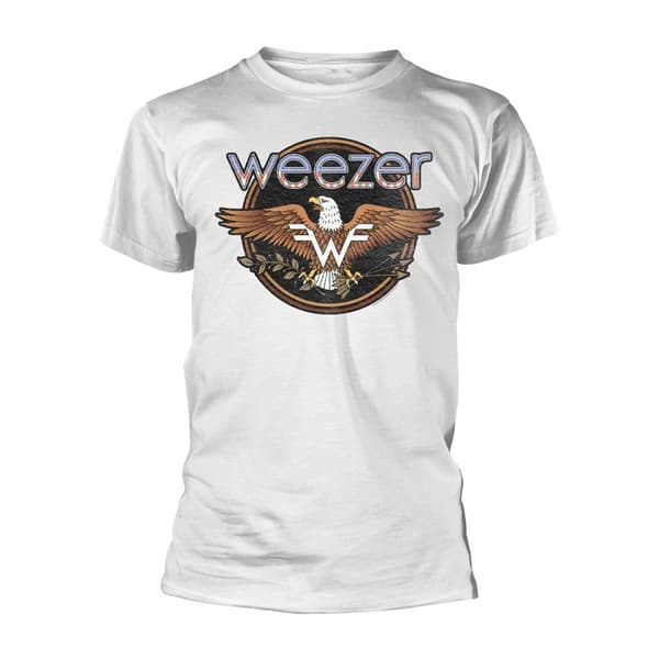Weezer Unisex Eagle T-shirt M Vit White M