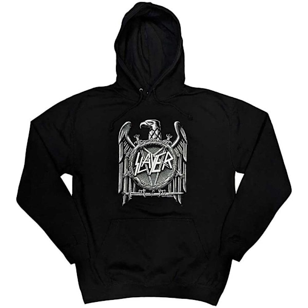Slayer Unisex Vuxen Hög Kontrast Eagle Hoodie S Svart Black S