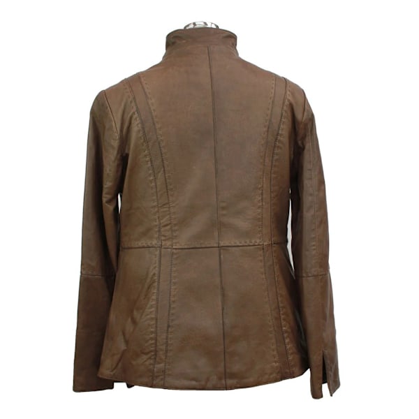 Eastern Counties Leather Damjacka för Kvinnor/Damer i Läder Storlek 16 UK Brun Brown 16 UK