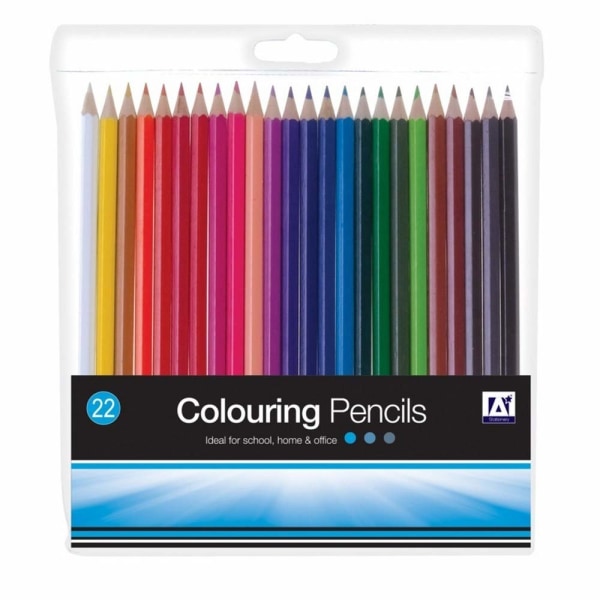 Anker Plain Colored Penna (Förpackning med 22) One Size Flerfärgad Multicoloured One Size