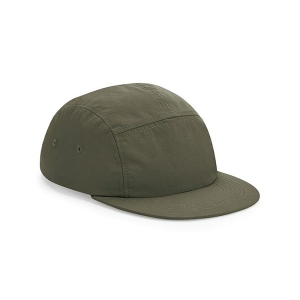Beechfield 5 Panel Camper Cap One Size Olive Green Olive Green One Size