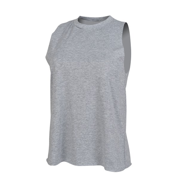 SF Dam/Kvinna Hög Hals Ärmlös Väst / Topp XS Heather Grey Heather Grey XS