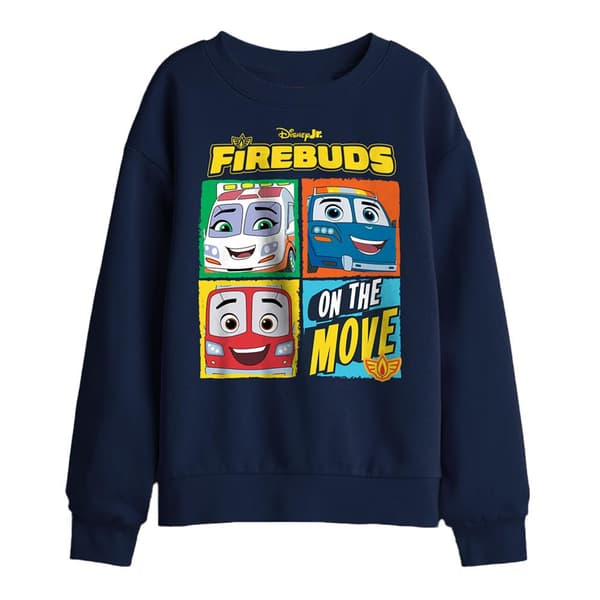 Firebuds Barn/Kids On The Move Sweatshirt 7-8 år Marinblå Navy 7-8 Years