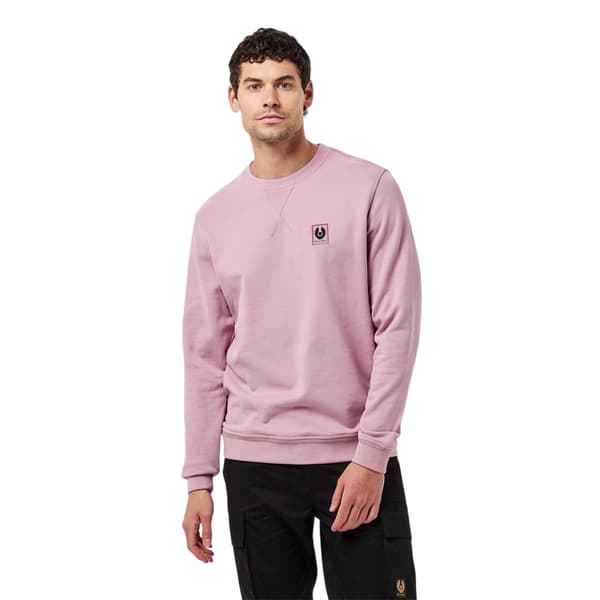 Belstaff Herr Broderad Logotyp Bomullströja S Woodrose Woodrose S