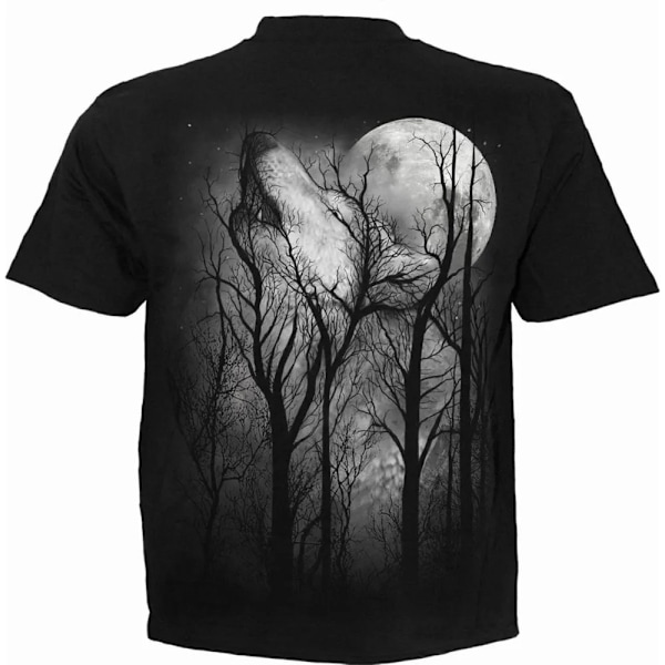 Spiral Direct Unisex Vuxen Forest Wolf T-Shirt S Svart Black S