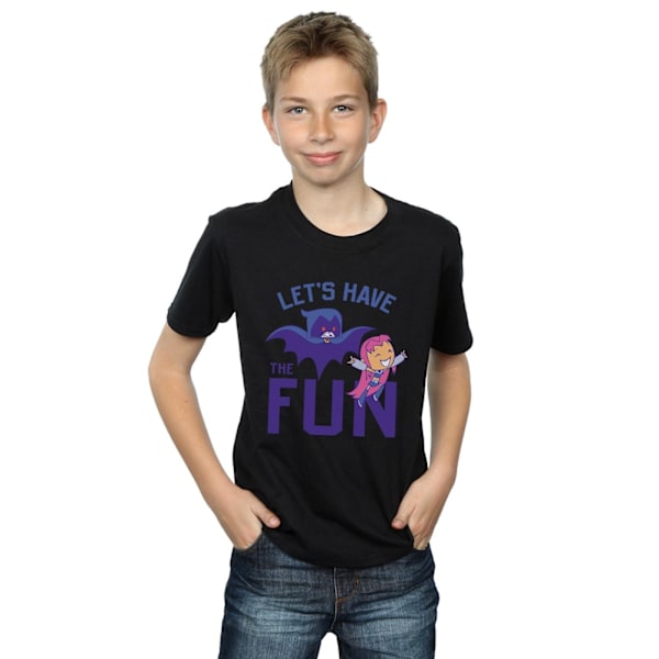 DC Comics Boys Teen Titans Go Let's Have The Fun T-Shirt 9-11 år Black 9-11 Years