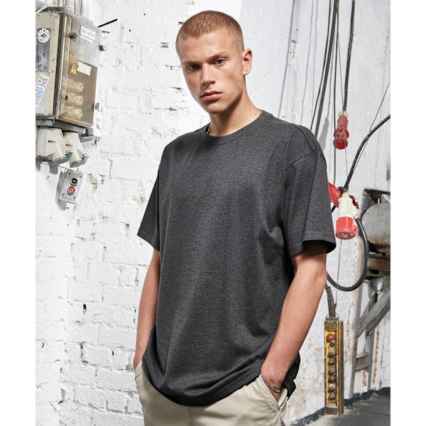 Build Your Brand Unisex Vuxen Heavy Oversized T-shirt M Charcoal Charcoal M