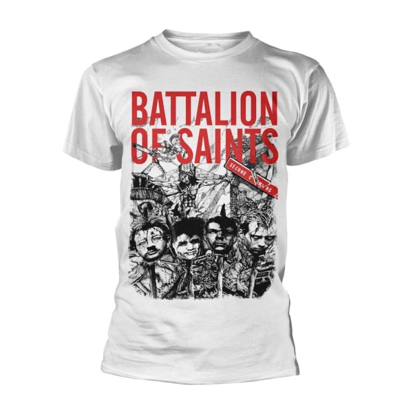 Bataljon av Saints Unisex Vuxen Second Coming T-shirt S Vit White S