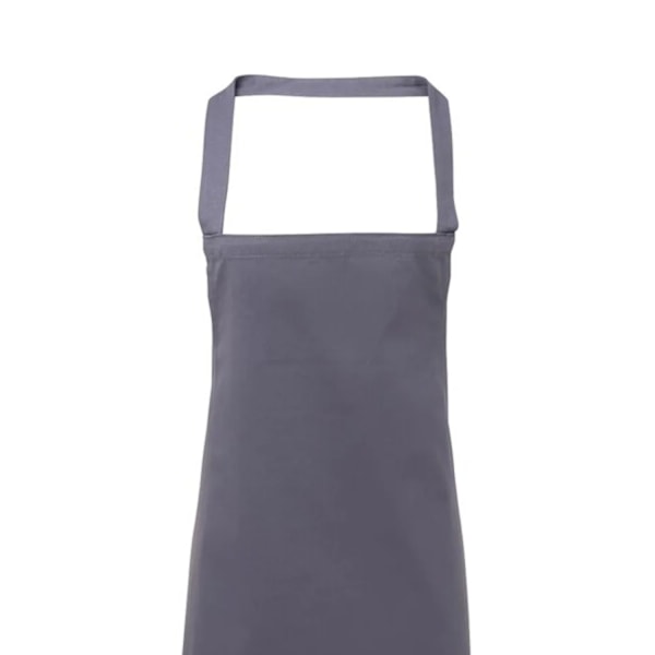 Premier Dam/Kvinnors Slim Förkläde (ingen ficka) / Arbetskläder (2-pack) Steel One Size
