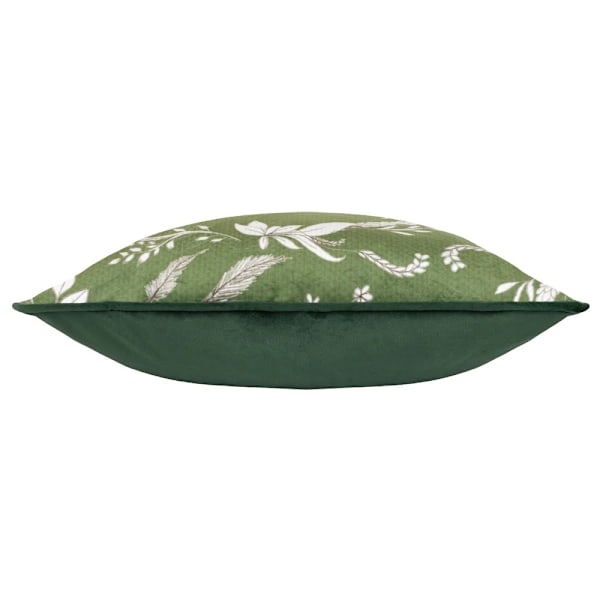 Furn Buckthorn Kantad Sammet Björn Kuddfodral 43cm x 43cm Grön Green 43cm x 43cm