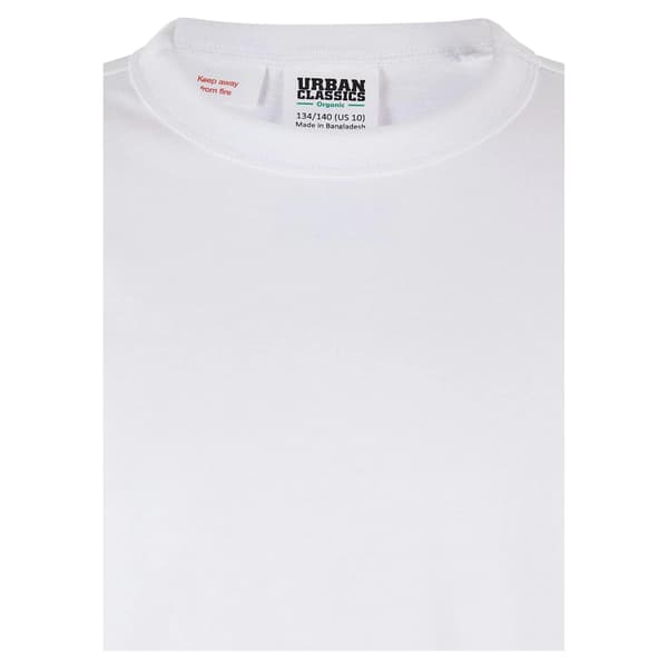 Urban Classics Pojkar Basic Ekologisk T-shirt (2-pack) 11-12 år White 11-12 Years