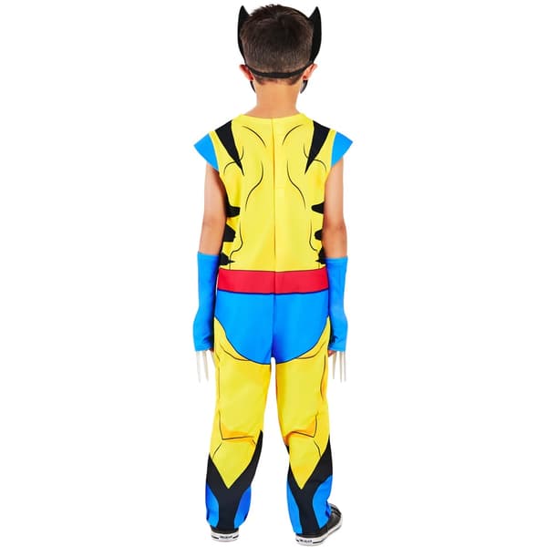 Deadpool & Wolverine Barn/Barn Klassisk Kostym 9-10 År Yellow/Blue/Black 9-10 Years