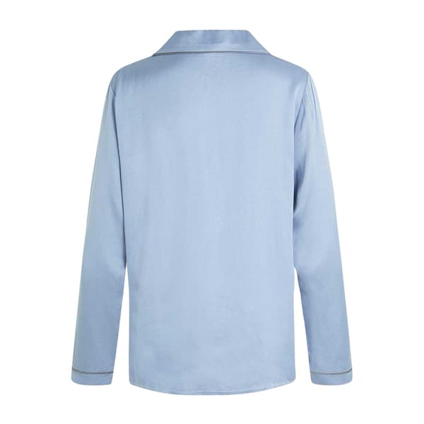 CCDK Copenhagen Dam/Dam Joseph Kontrastpasspoal Långärmad Light Blue 16 UK