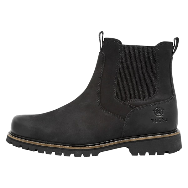 TOG24 Herr Highway Läder Chelsea Boots 10 UK Svart Black 10 UK