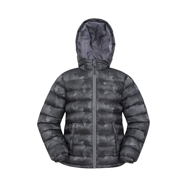 Mountain Warehouse Barnkläder/Barn Säsonger Kamouflage Vadderad Jacka Black 11-12 Years
