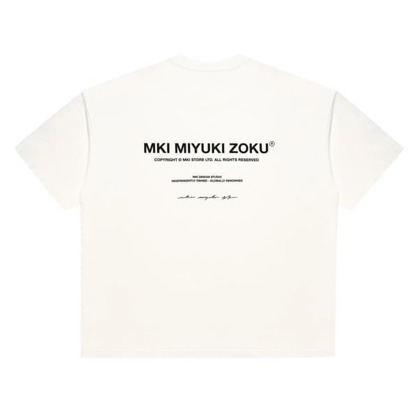MKI MIYUKI ZOKU Herr T-shirt S Vit White S